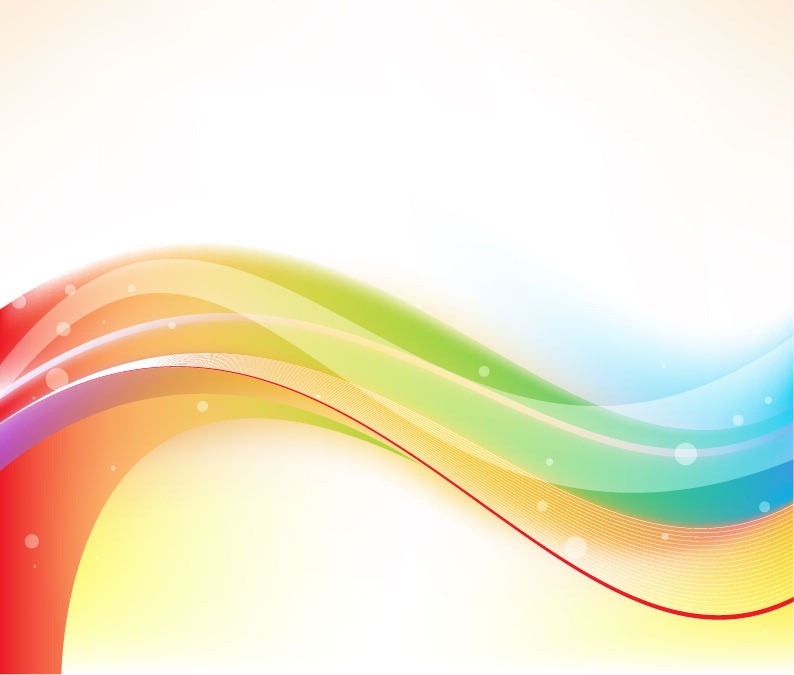 Abstract Colored Wave Vector Background