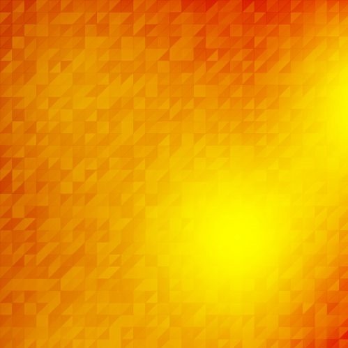 Yellow Mosaic Vector Background