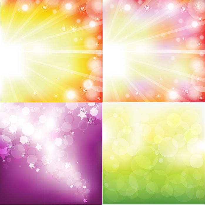 Sunlight with Shiny Vector Illustrations
