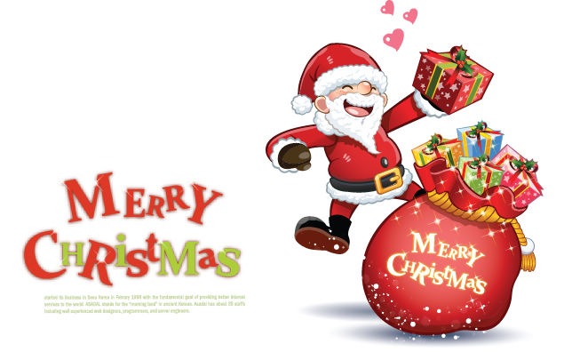 Lovely Santa Claus Vector Graphics