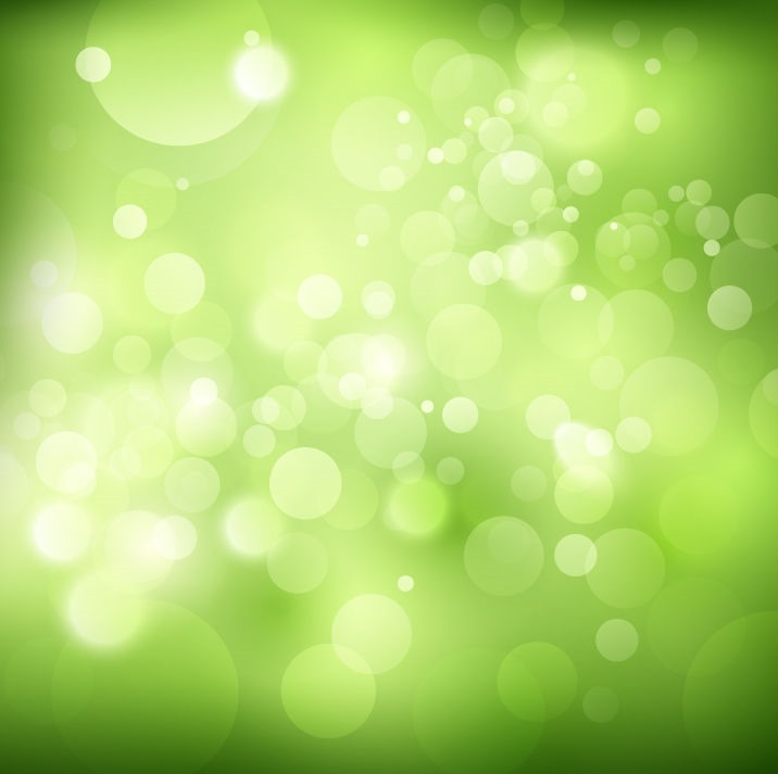 Green Bokeh Vector Illustration Background