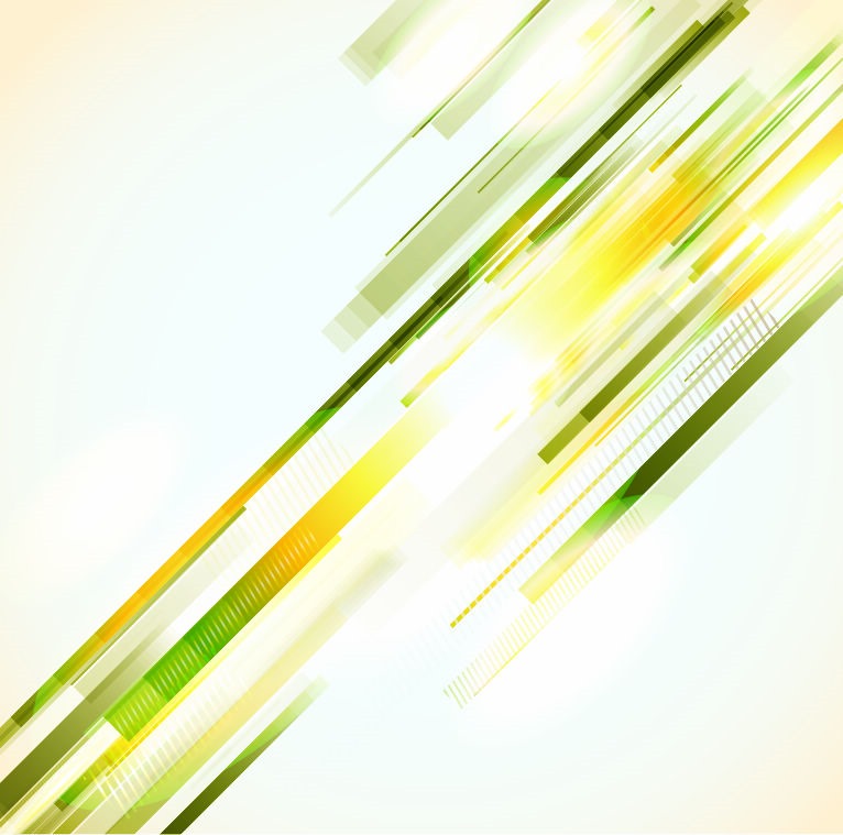 Green Lines Abstract Vector Background