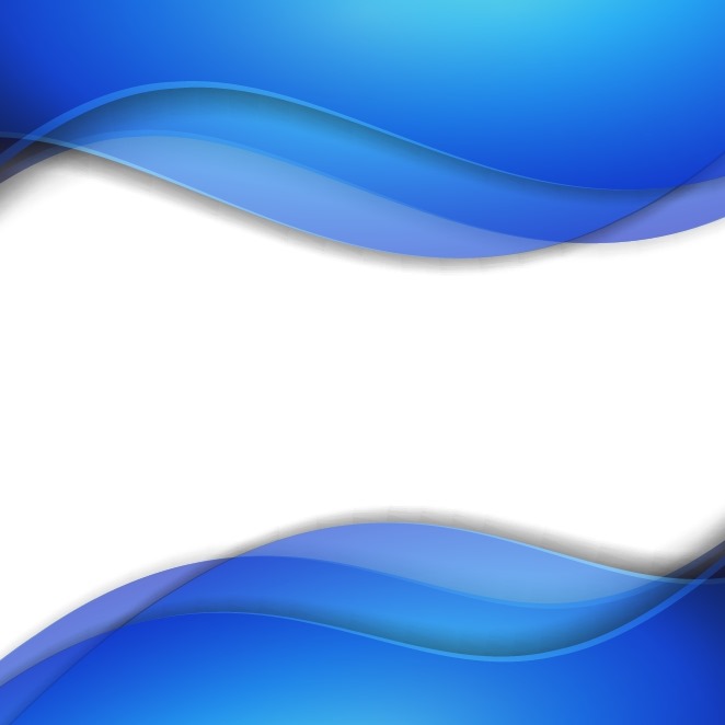 Abstract Blue Smooth Wave Vector Background
