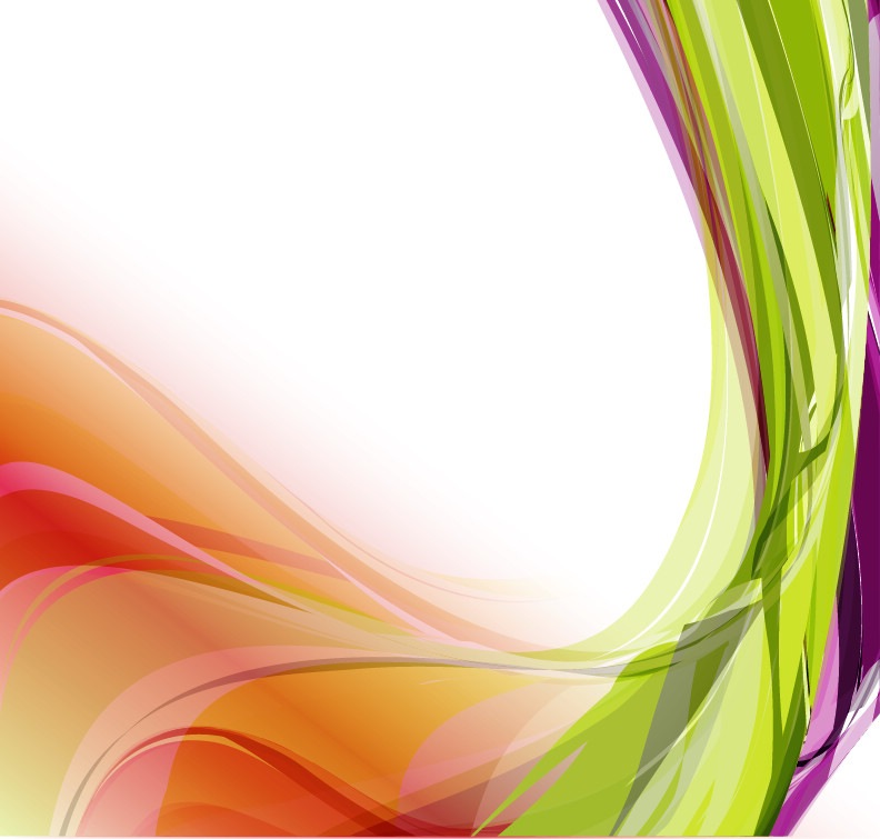 Abstract Colorful Wavy Vector Background