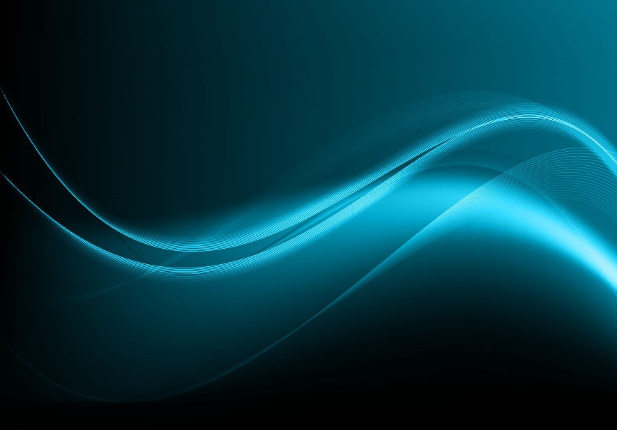 Dark Blue Waves Abstract Background Vector Illustration