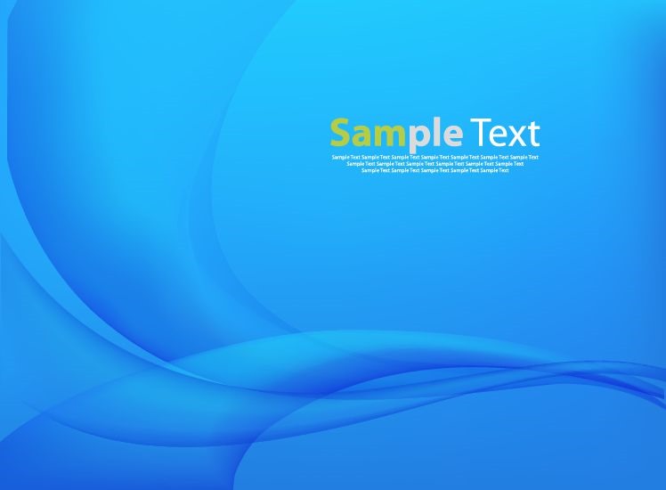 Vector Blue Abstract Design Background Illustration