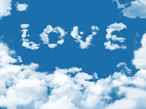 Love Clouds in The Sky