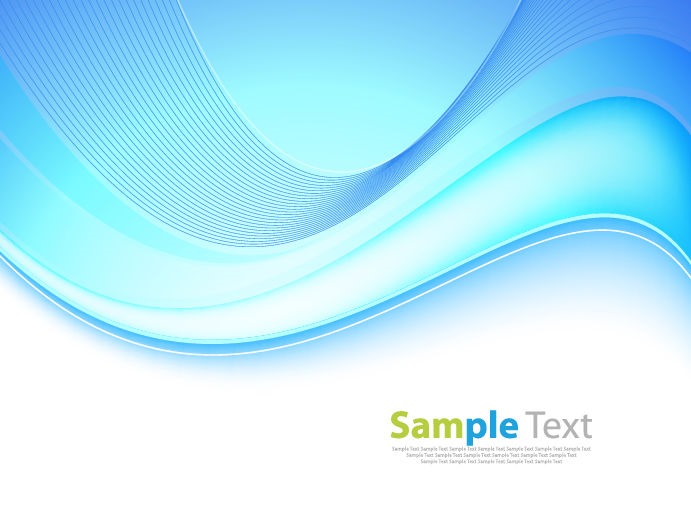 Abstract Blue Wave Background Editable Vector Graphic