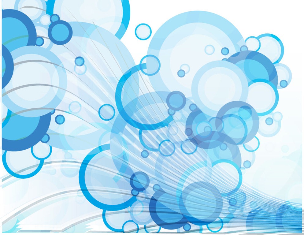 Free Abstract Bubbles Vector Graphic