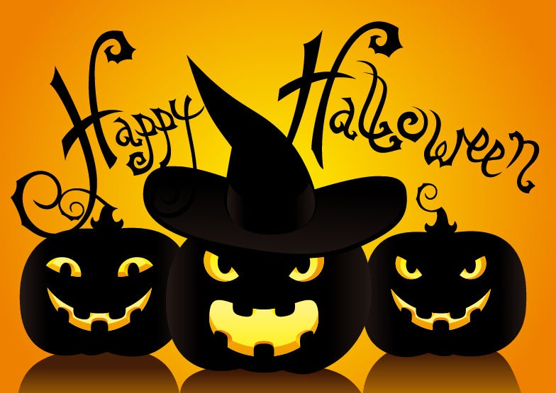 Halloween Vector Illustration Background