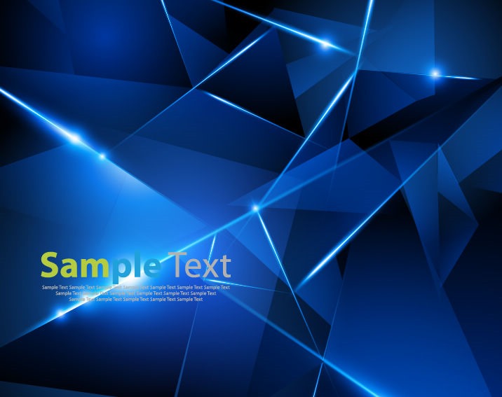 Blue Abstract Background Vector Graphic Art
