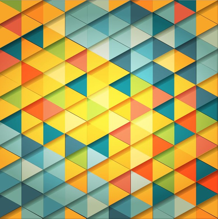 Abstract Polygon Triangles Background Illustration