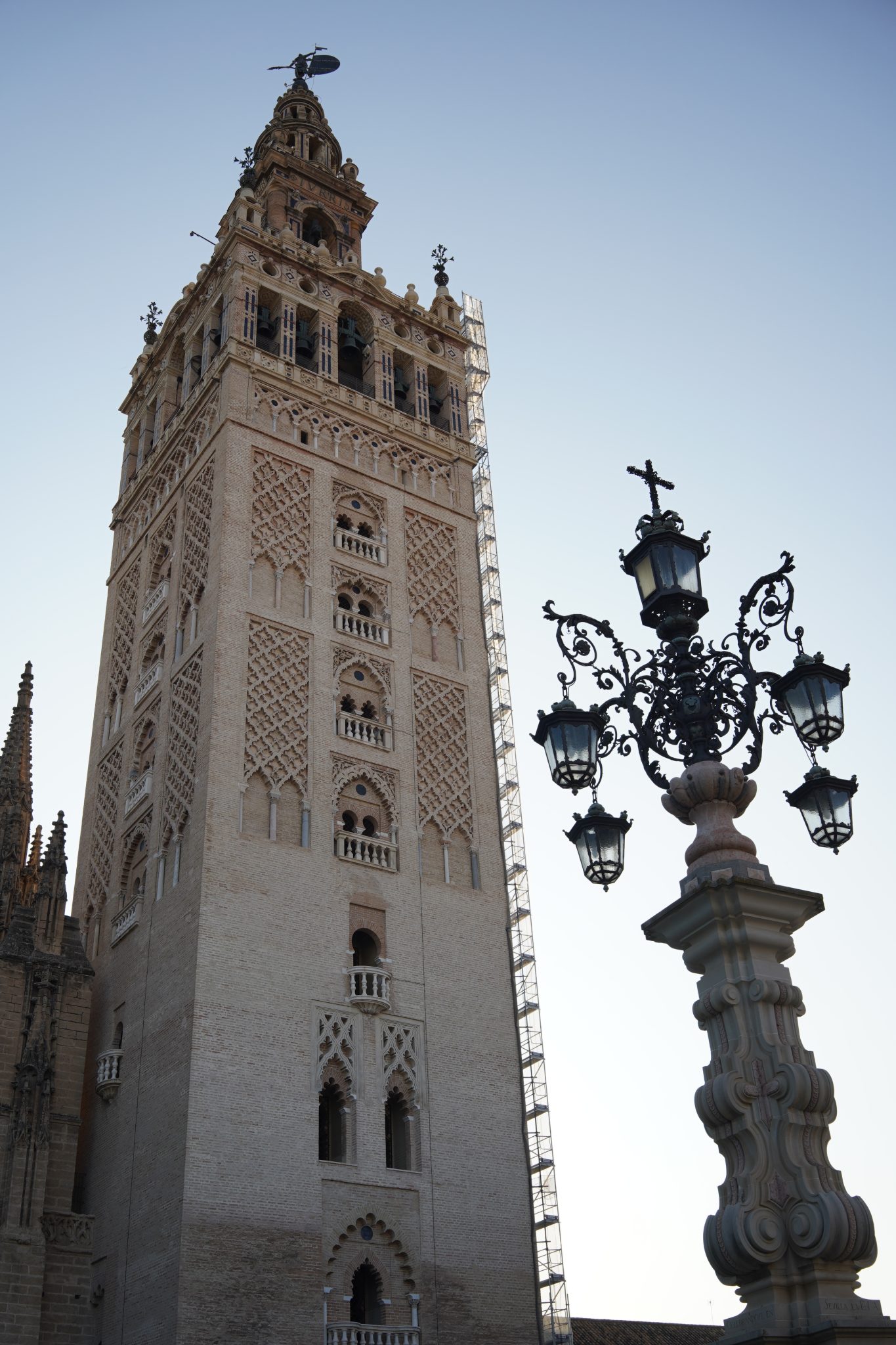 Giralda. Sevilla, Spain, sky, monument, blue, bricks