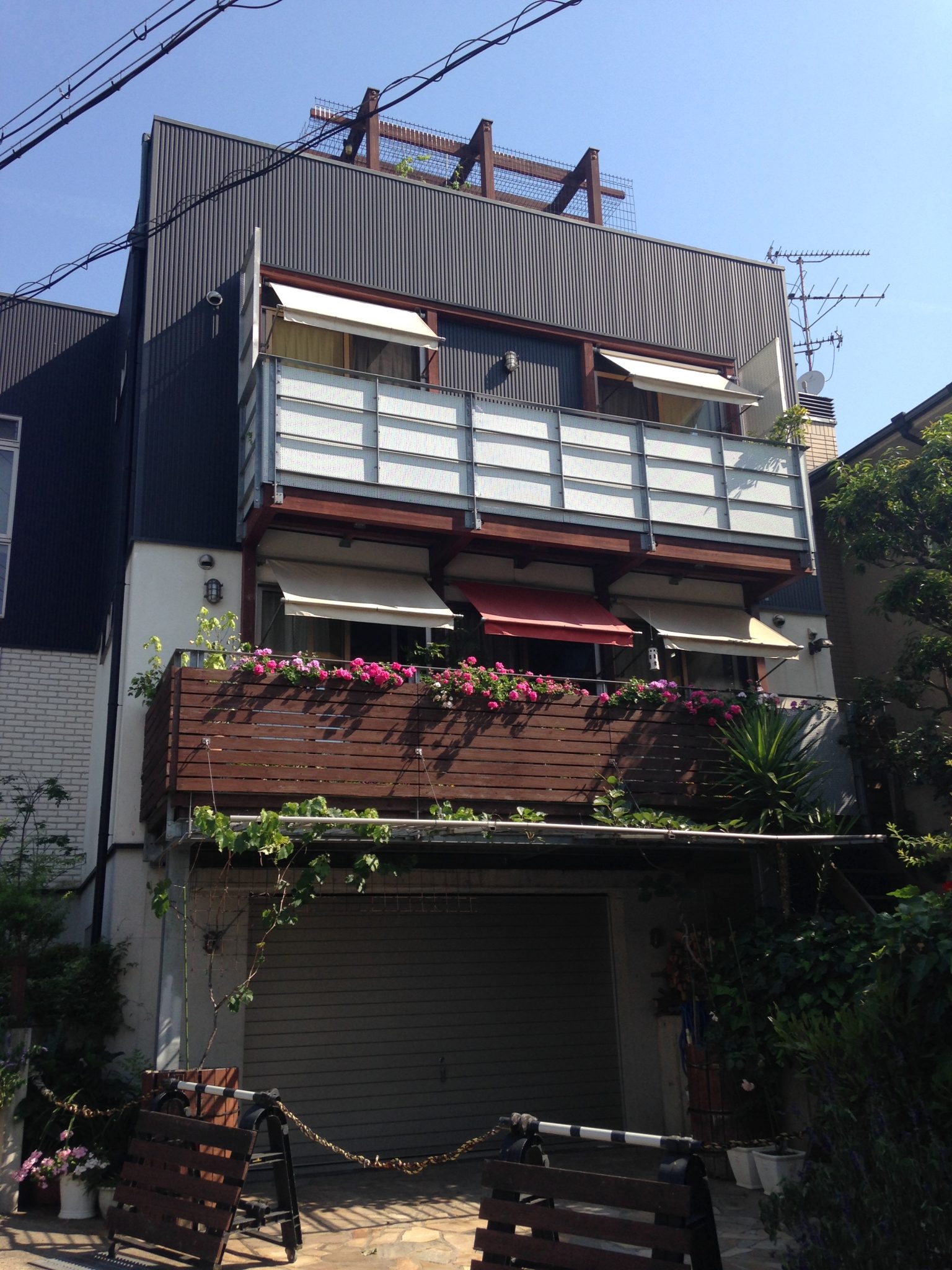 A modern Japanese house in Kobe, Japan