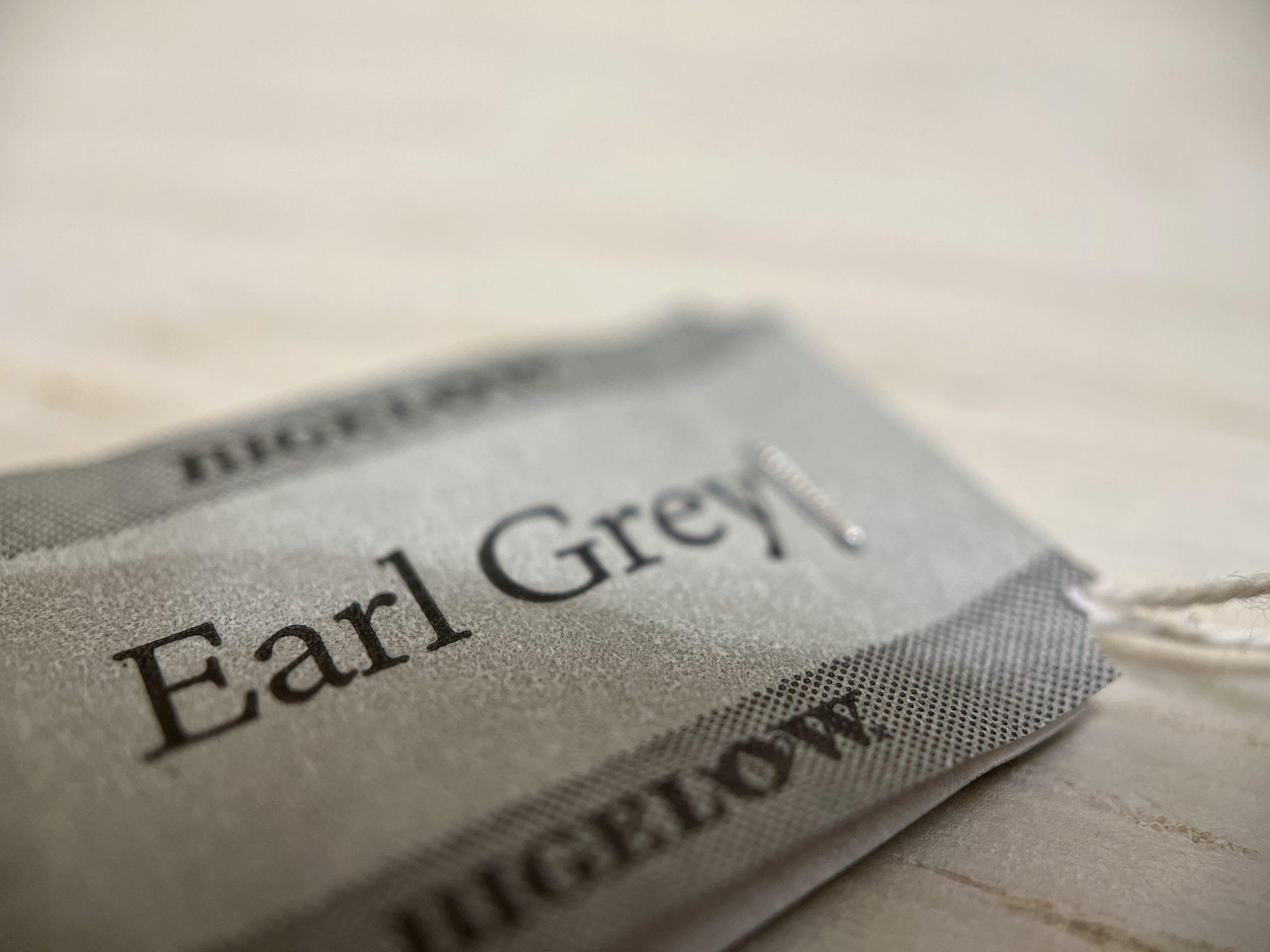 Early grey tea rag