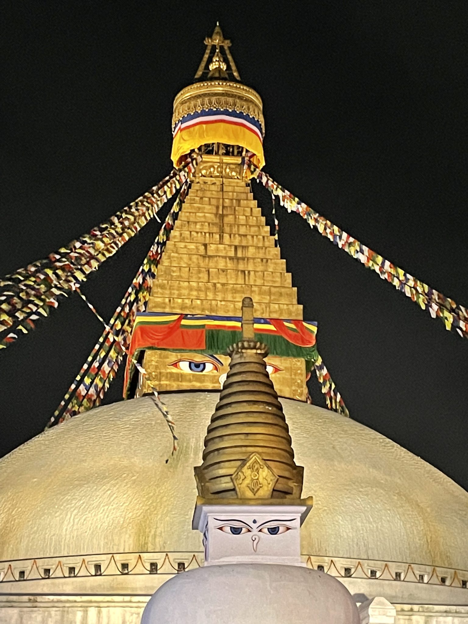 Boudhanath Stupa, Kathmandu, Nepal. This stupa is also known as Khasti Chaitya and Khāsa Chaitya