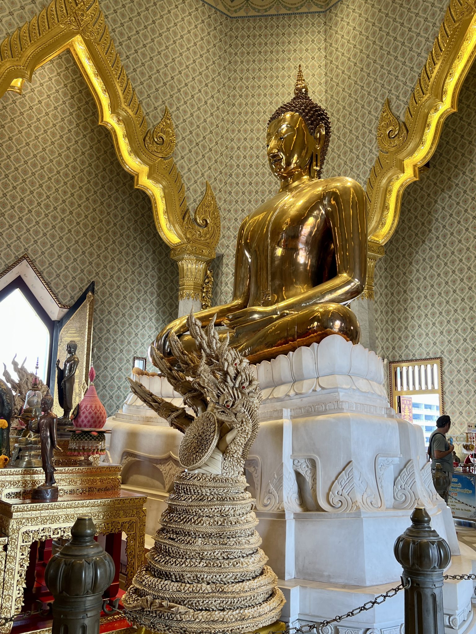 wat traimit, golden buddha, bangkok, thailand