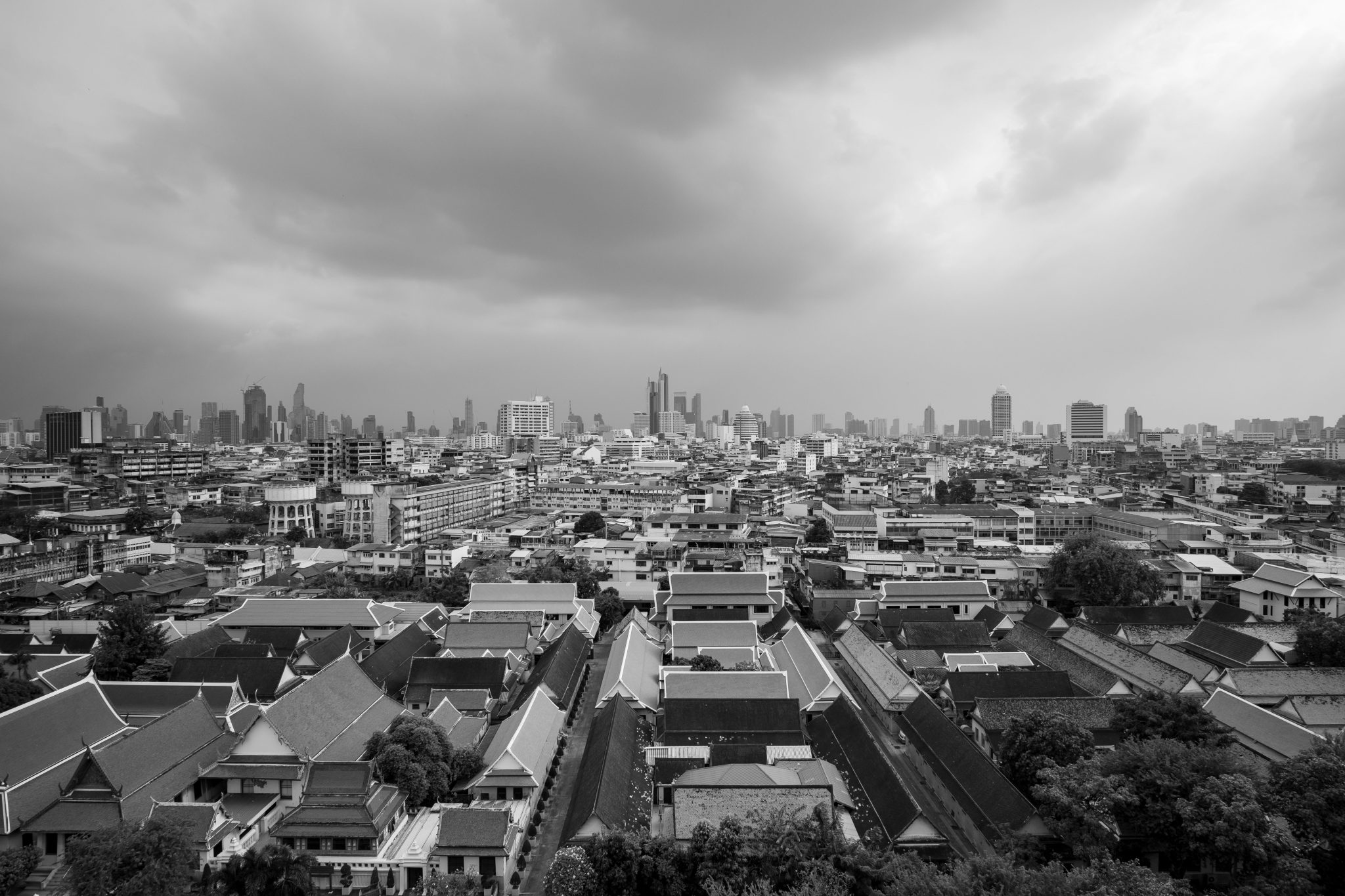 View from Golden Mount Temple, Bangkok, Thailand
