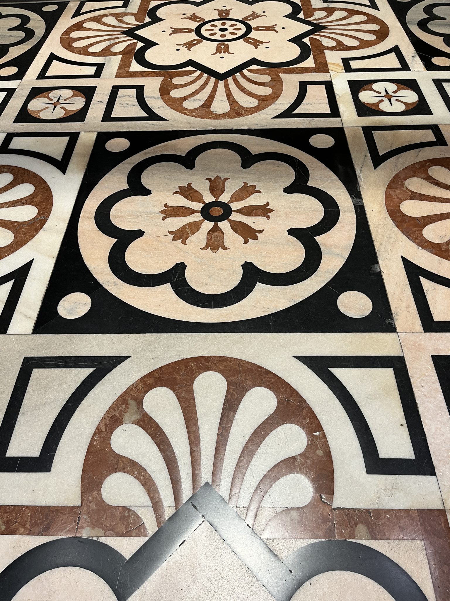 Tile floor, Duomo di Milano, Milan, Italy