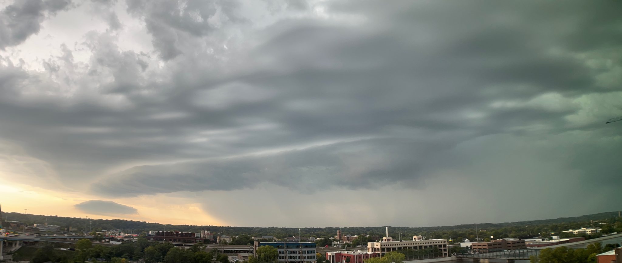 Storm over Grand Rapids, Michigan