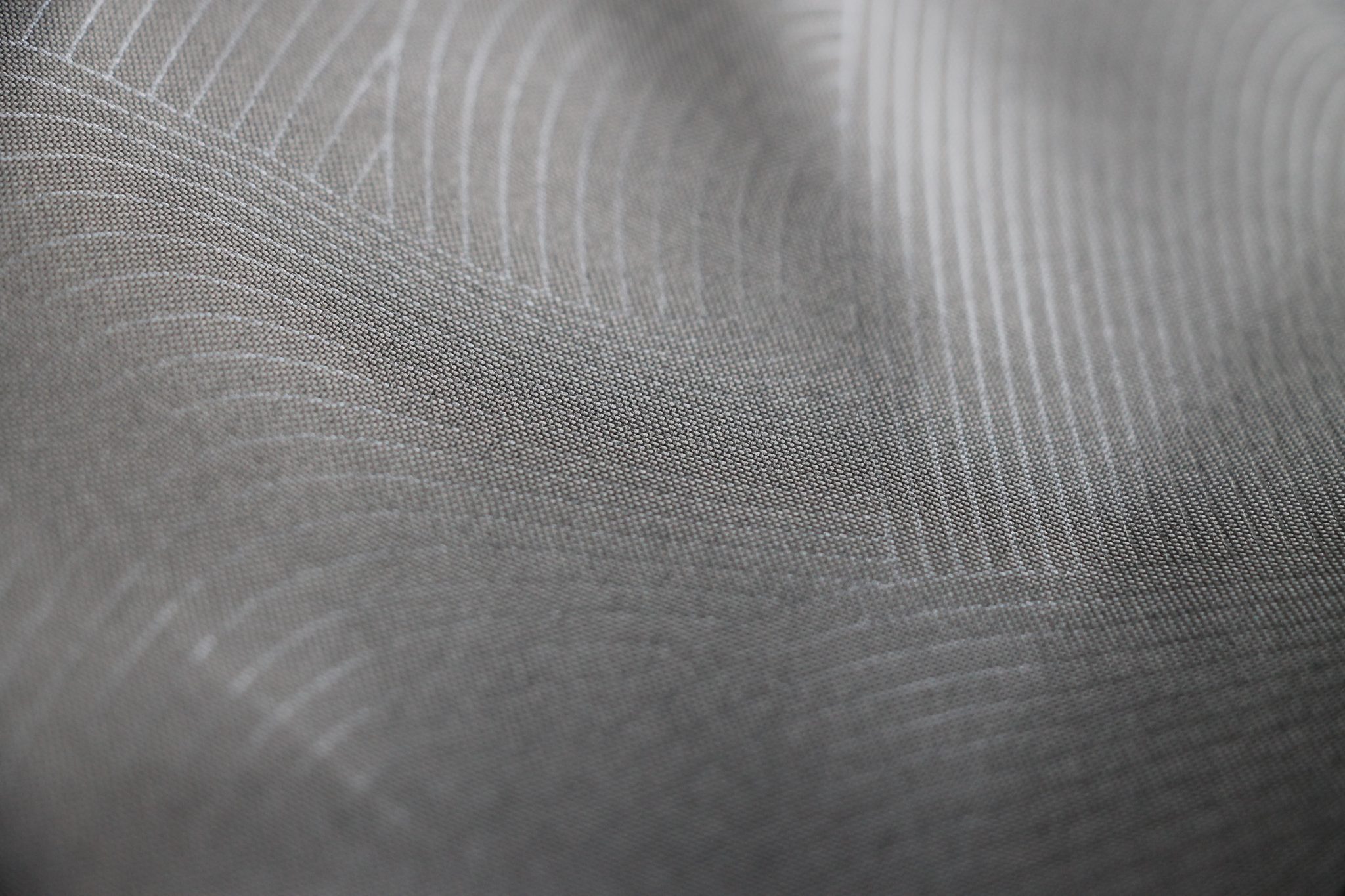 Close-up of grey synthetic fabric