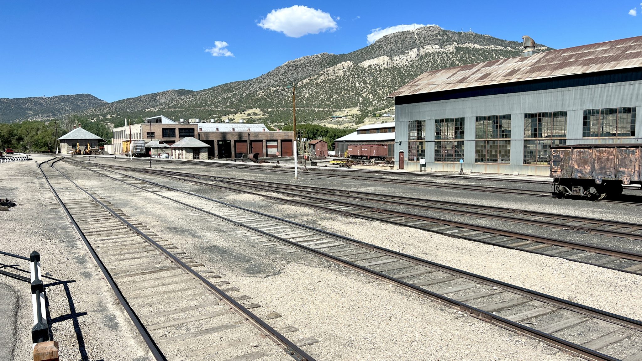 Nevada Northern Railway Train Yard