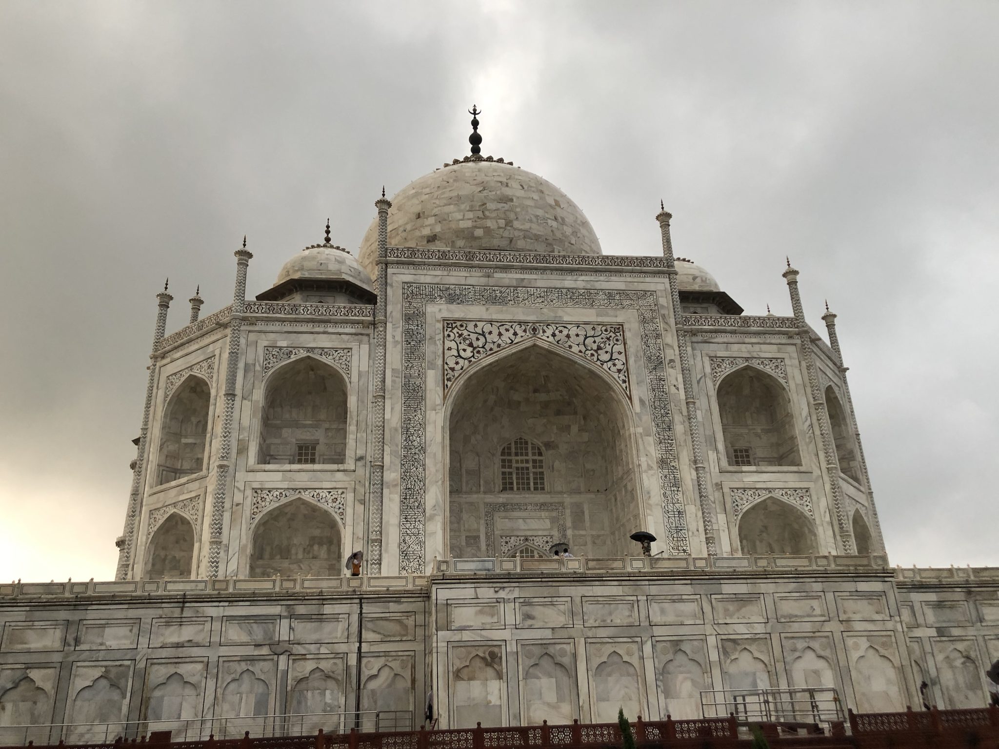 Taaj Mahal in Rainy Days