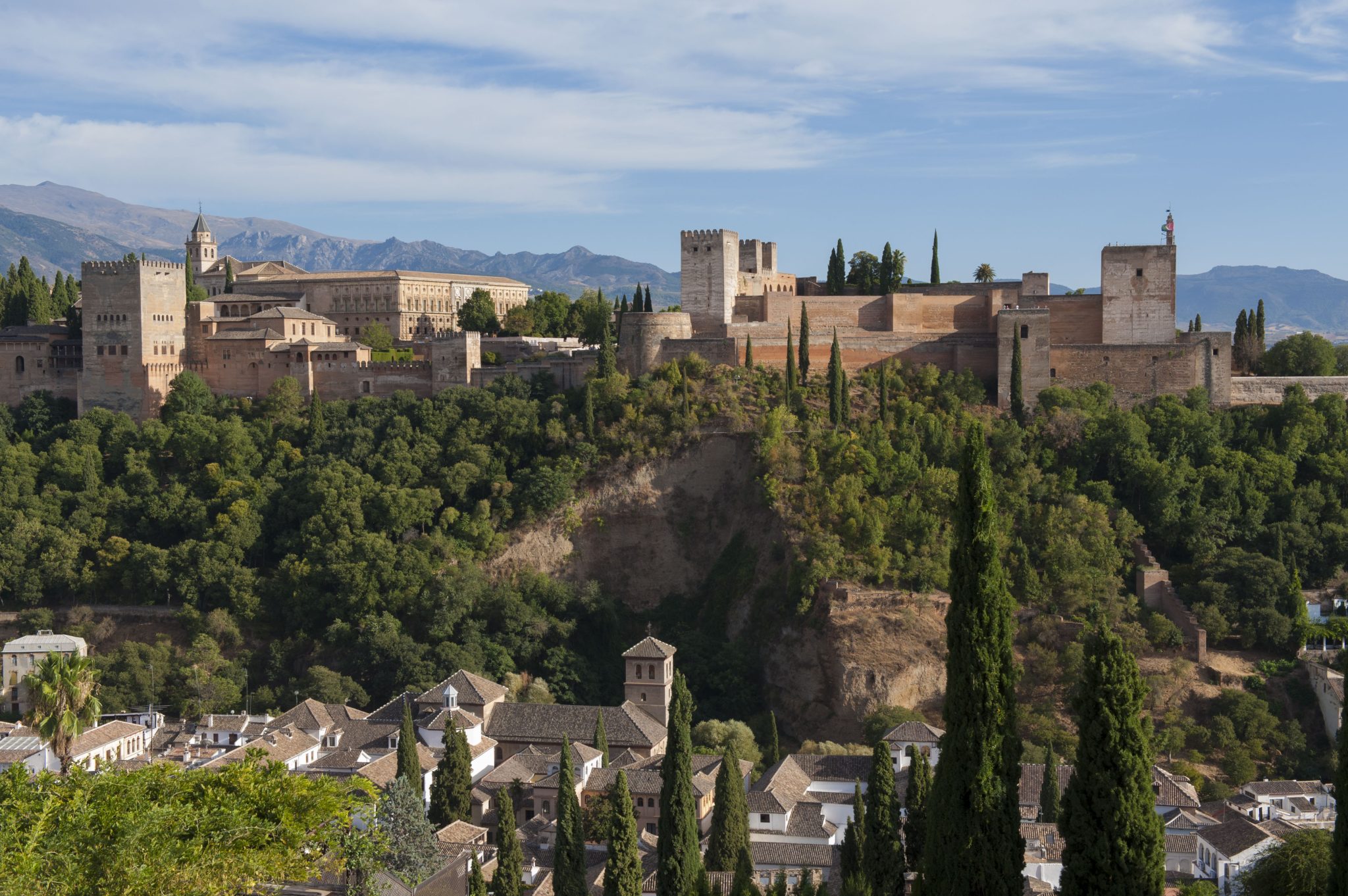 Mirador de San Nicolás. Viewpoint in Granada, Spain, of the Alhambra, the Generalife, and Sierra Nevada behind – WorldPhotographyDay22