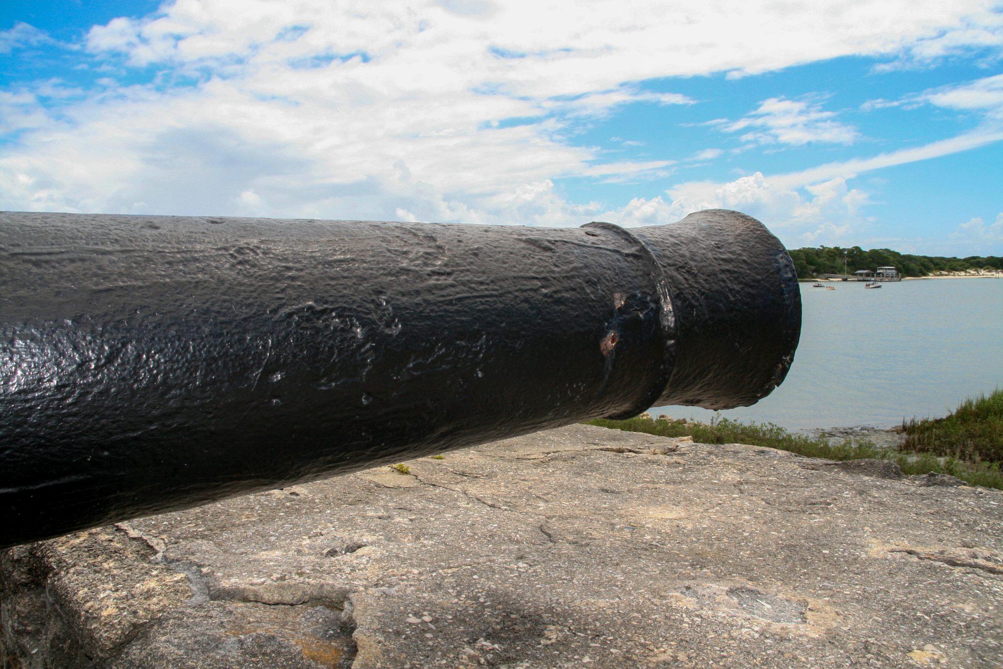 Spanish cannon at Fort Matanzas