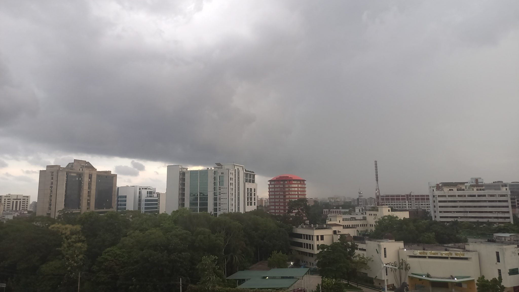 Rainy moment in Dhaka