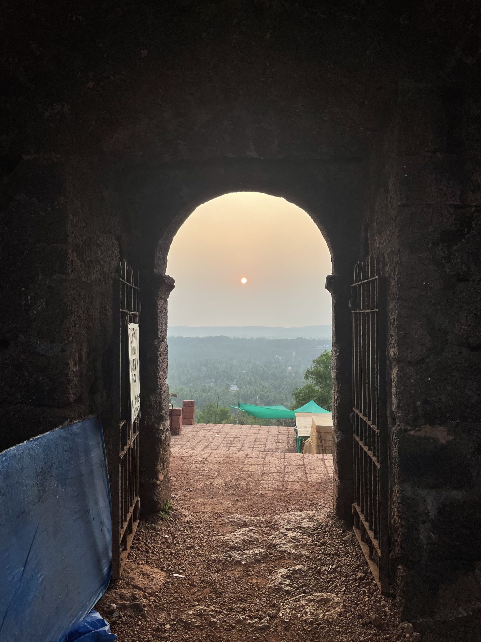From the gates of Chapora Fort