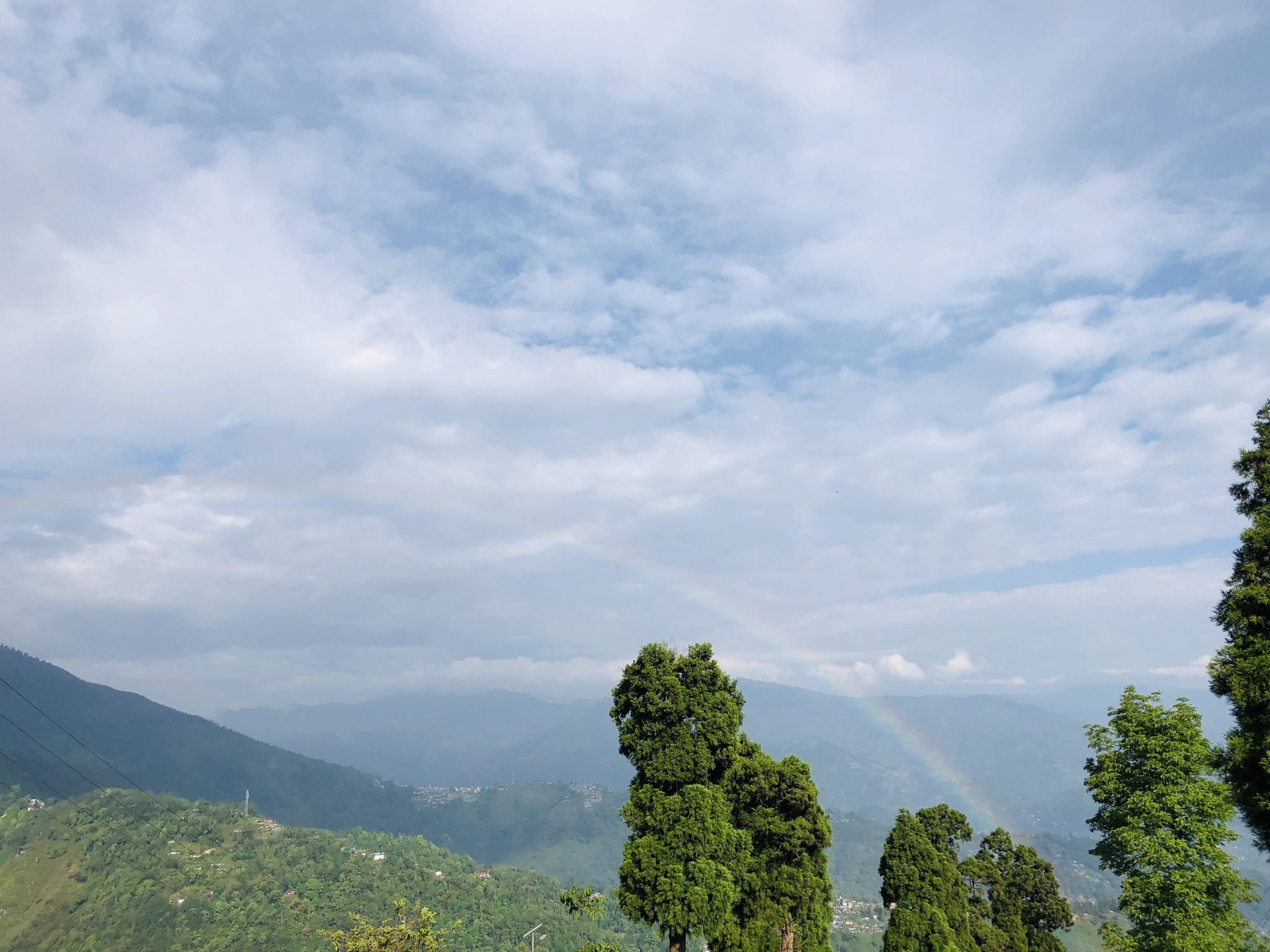 Rainbow in Darjeeling Tea Garden India