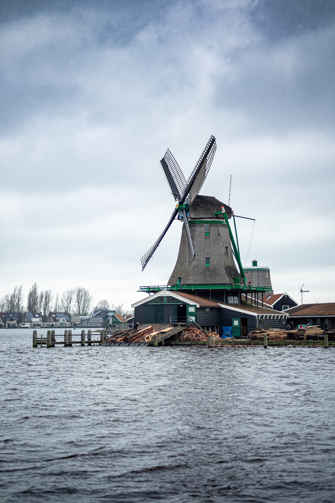 Windmill at Zaanse Schans, The Netherlands
