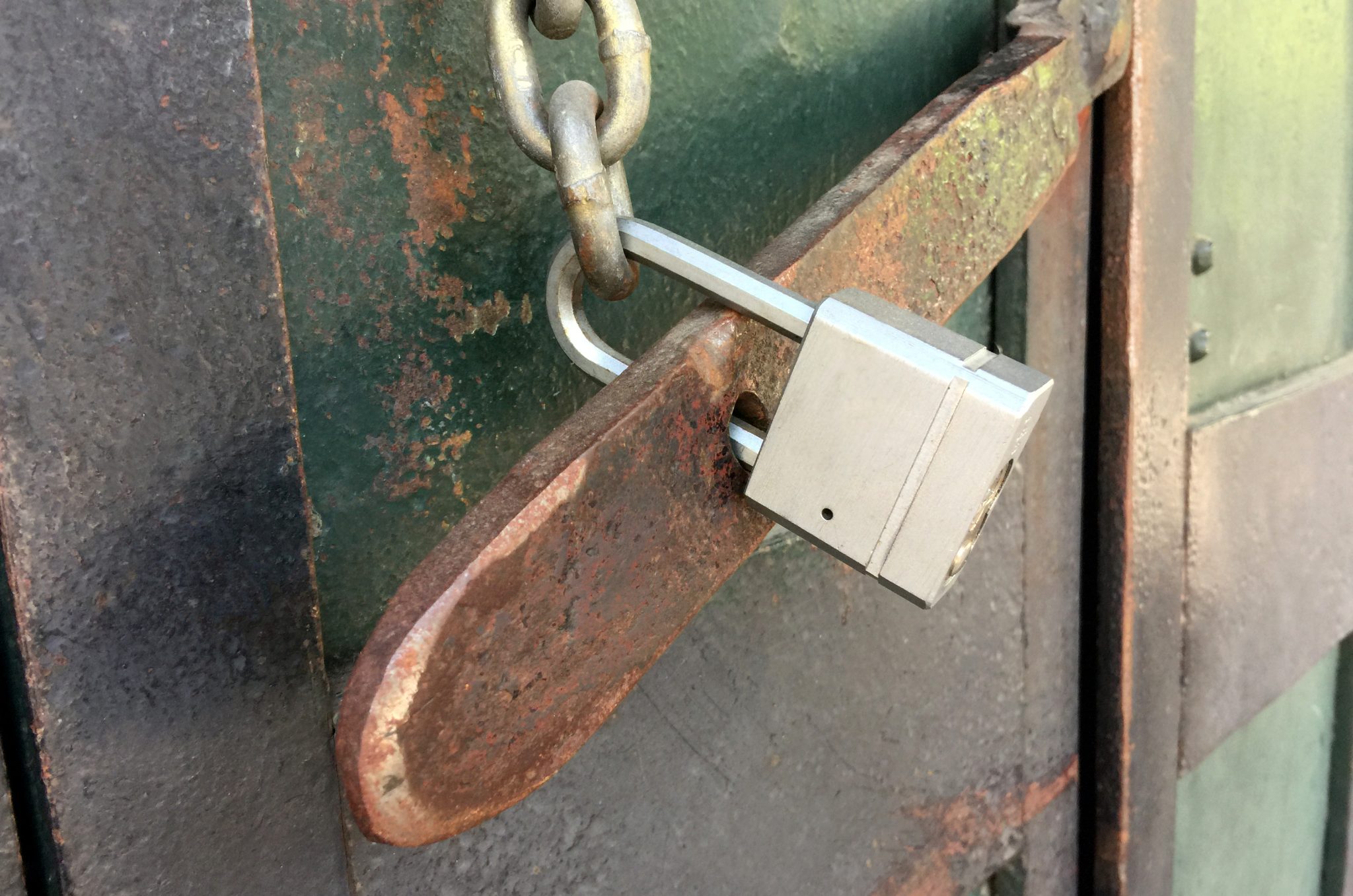 Metal Door With Security Lock