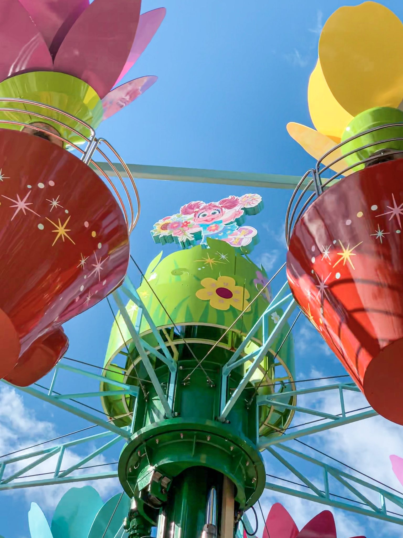 Sesame Street twirl ride at Sea World in Orlando, Florida