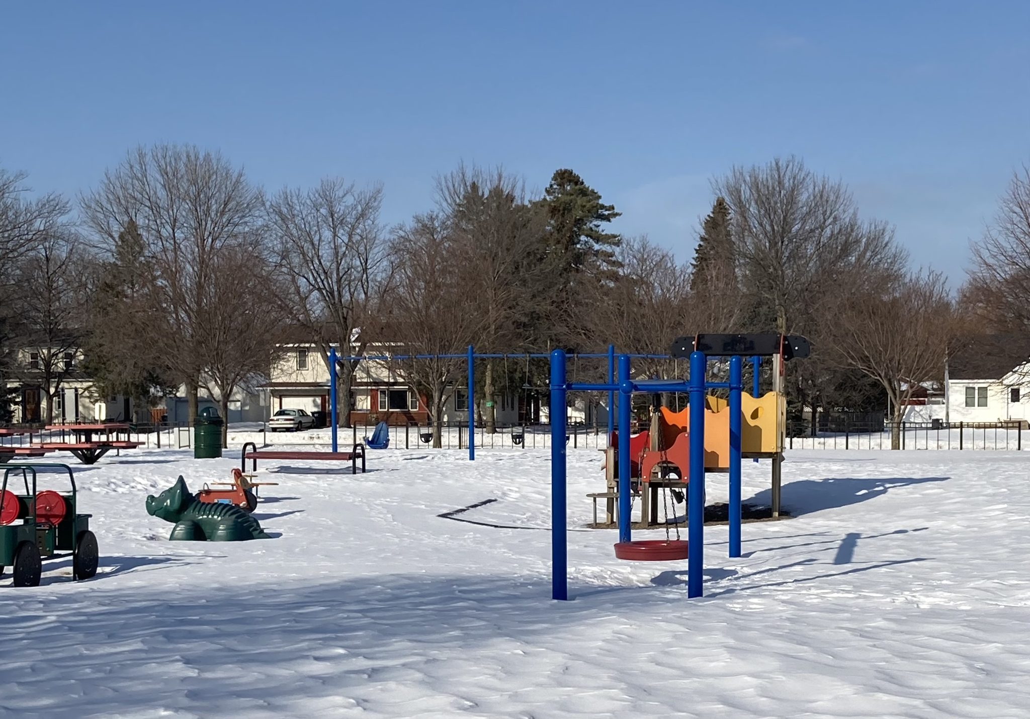 A children play ground at a park