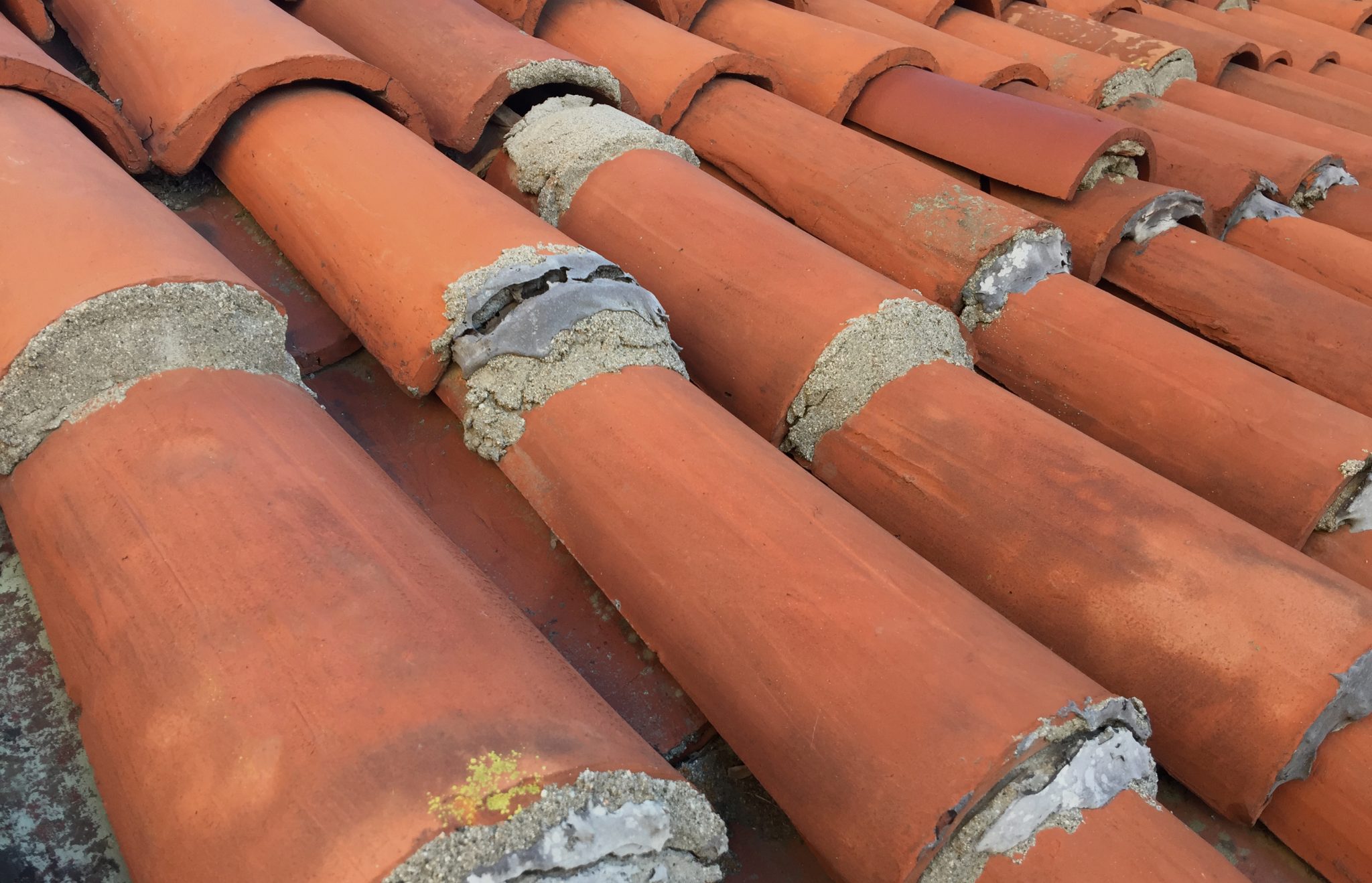 Old Spanish Roof Tiles