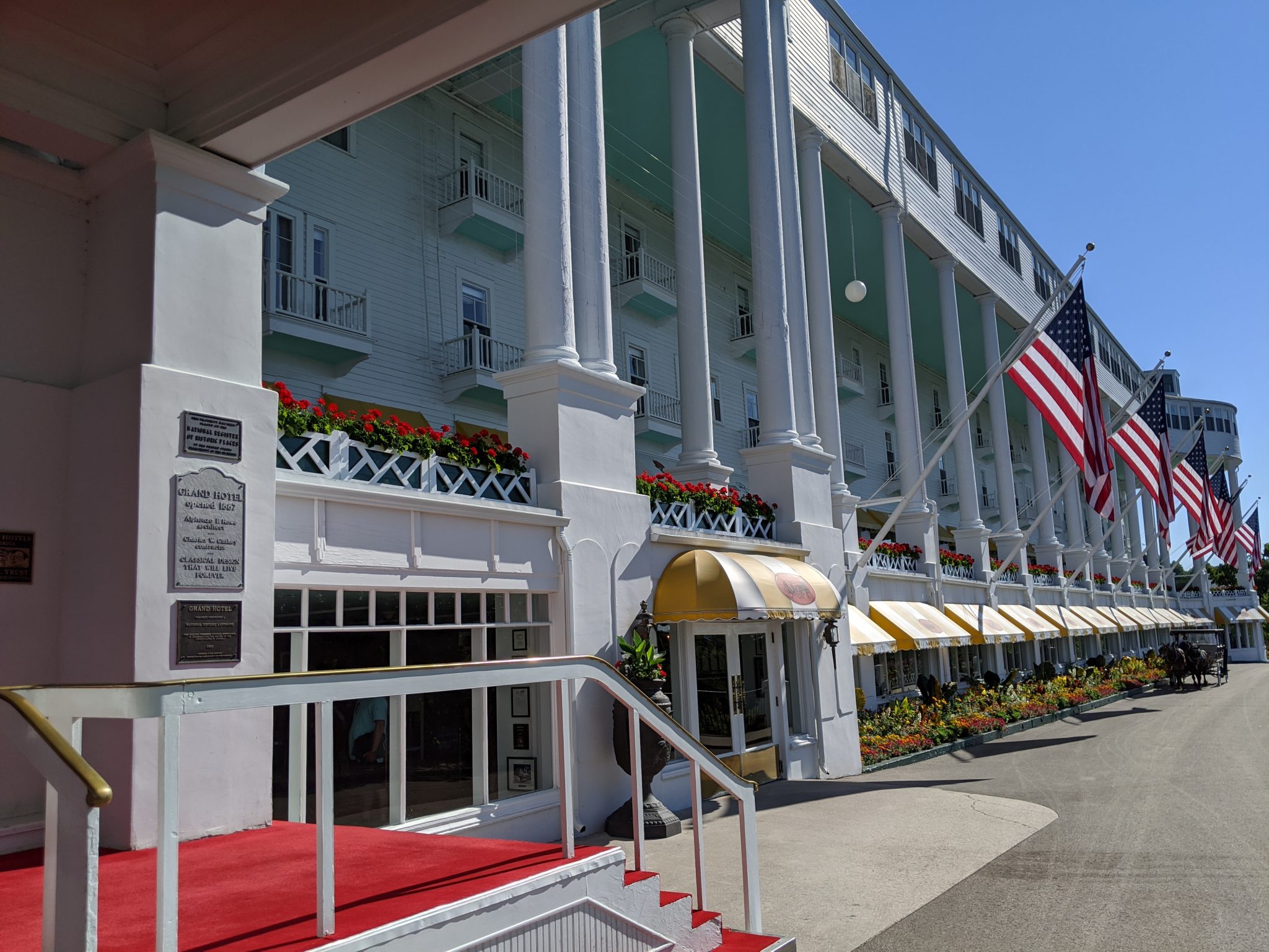 Grand Hotel promemade, Mackinac Island