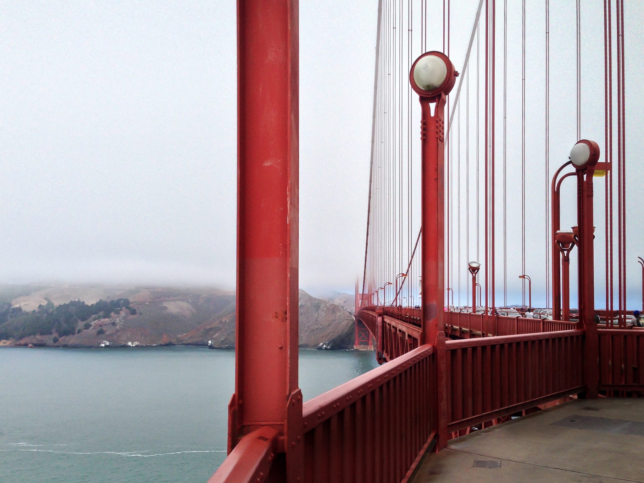 Golden Gate Bridge lamp posts
