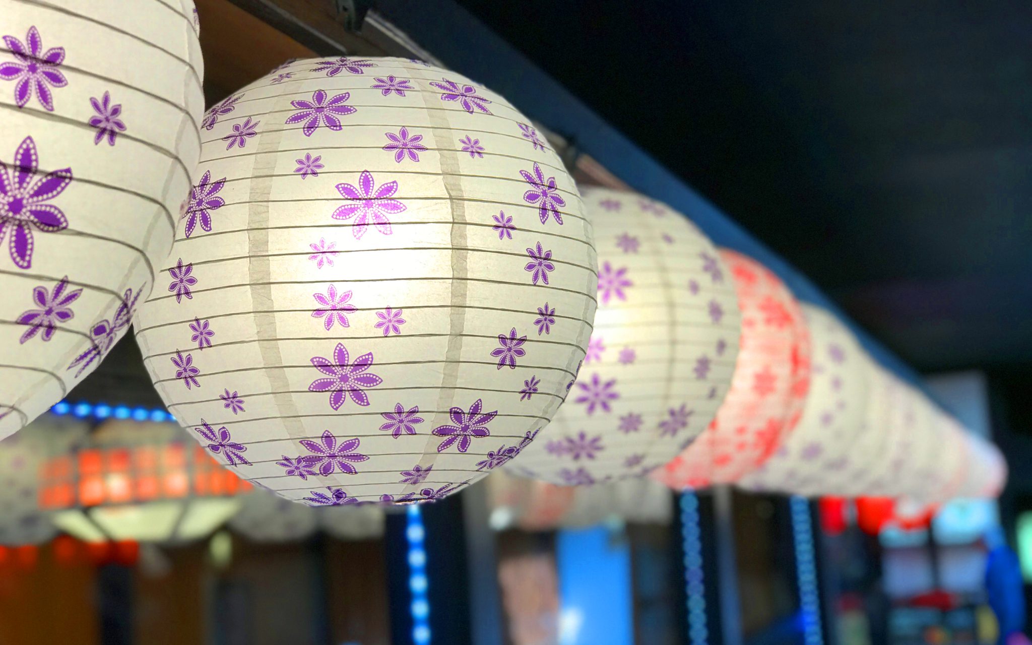 Hanging Paper Lanterns