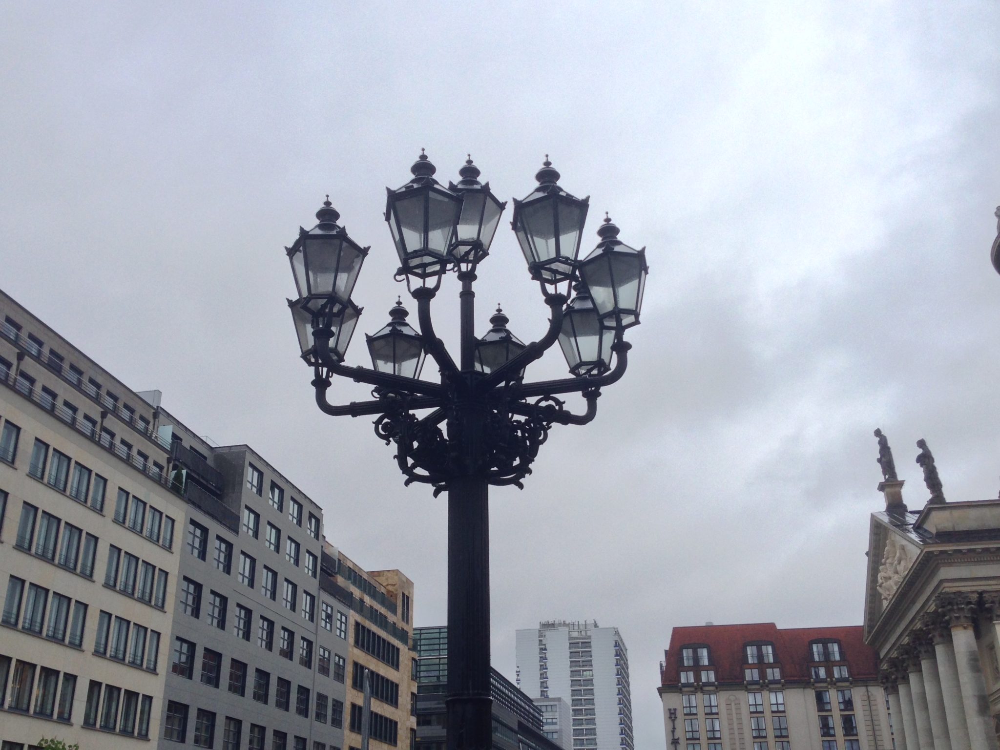 Lantern cluster, Gendarmenmarkt, Berlin, Germany