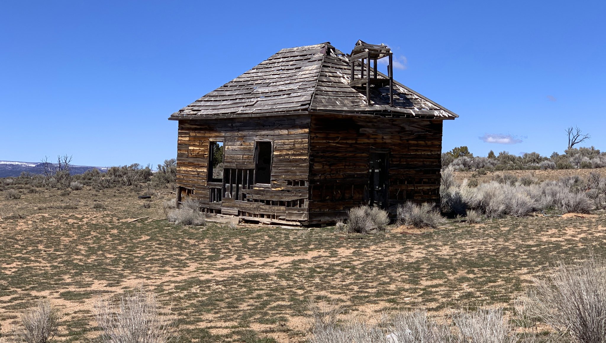 Abandoned Building in Ghost Town