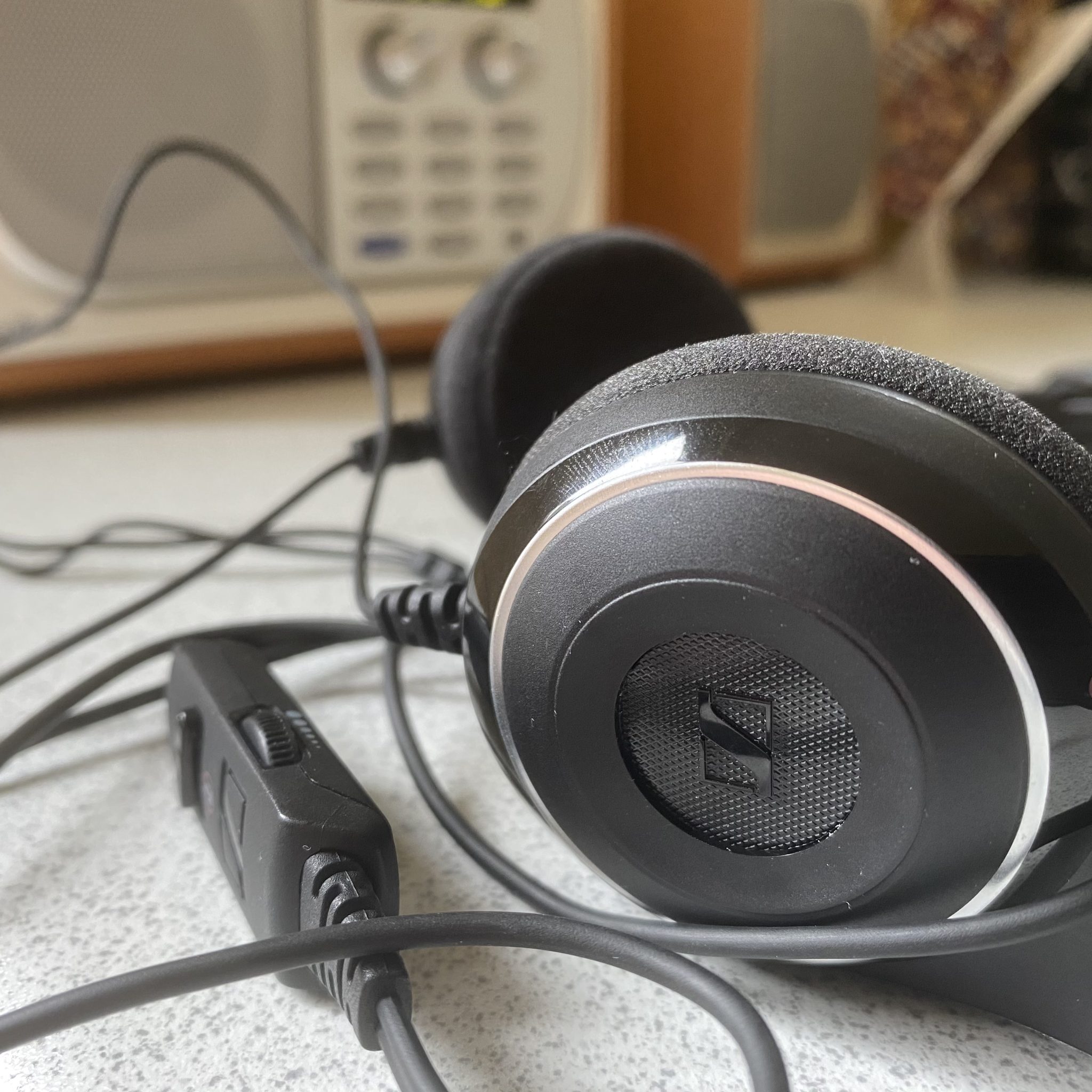 Headphones (with bokeh background)