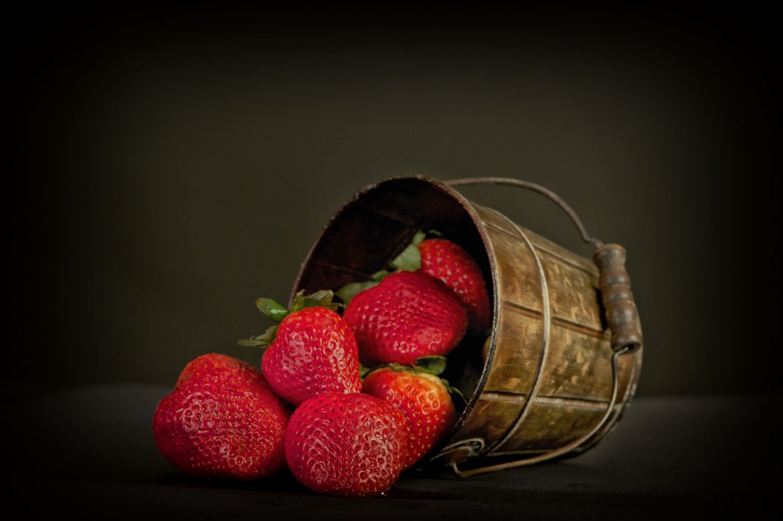 Strawberries Bucket