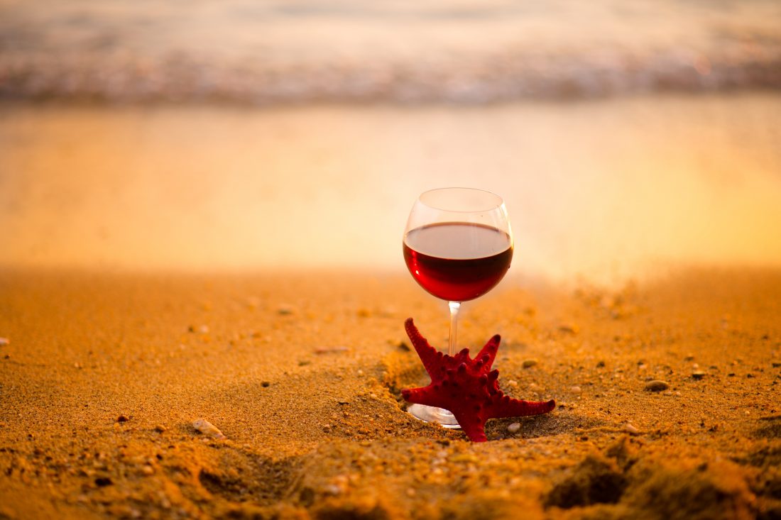 Wine on S&y Beach