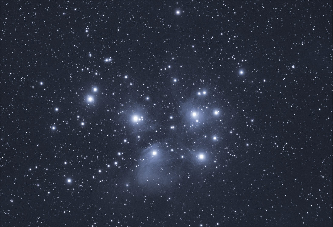 Pleiades Night Stars