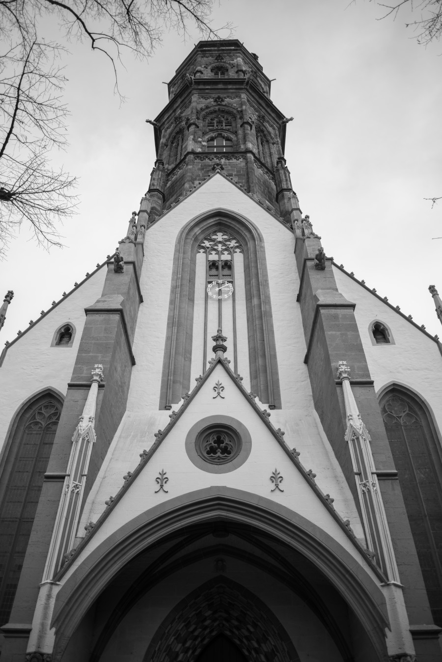 Church in Black and White