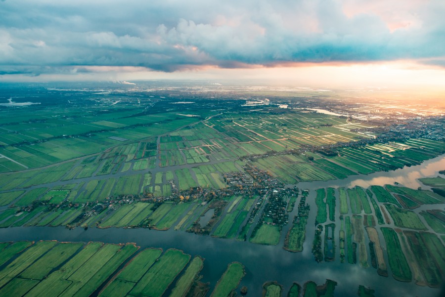 The Netherlands from above