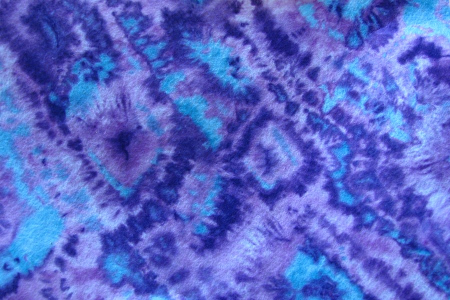 blue-and-purple tie-dyed paper