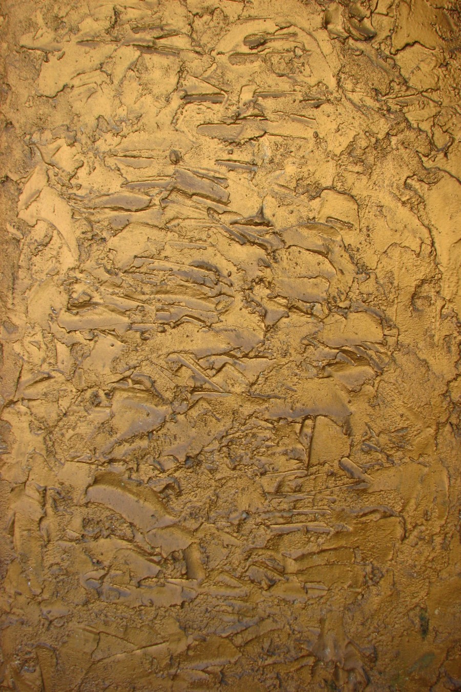 gold rough wall